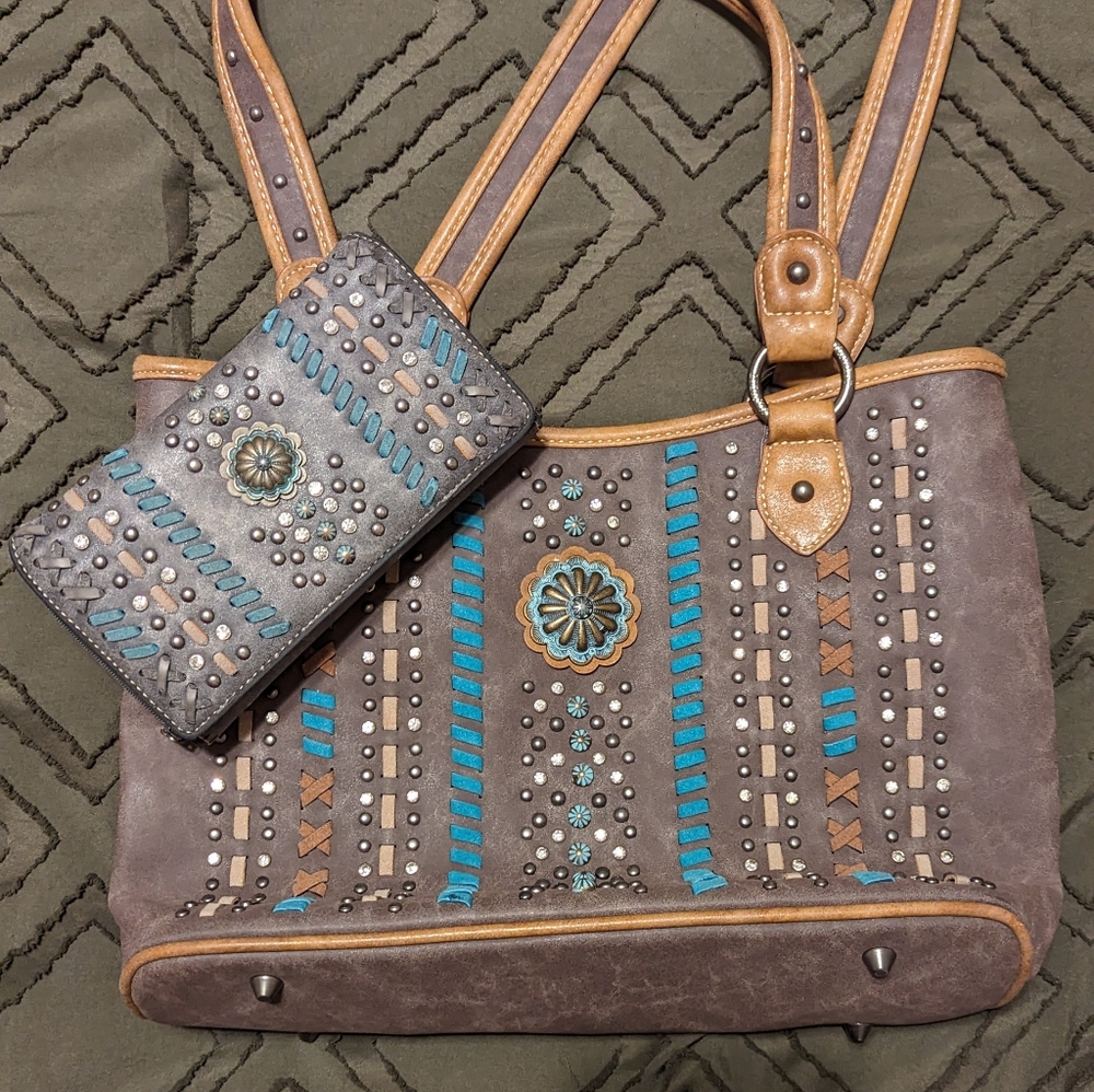 Montana West purse and wallet